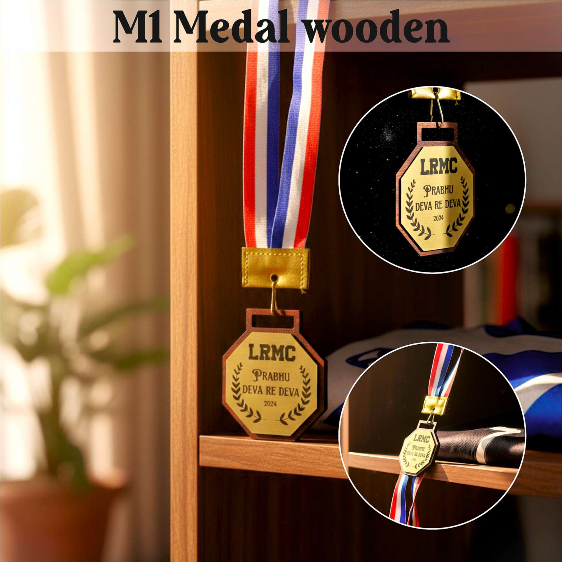 M1 Medal wooden