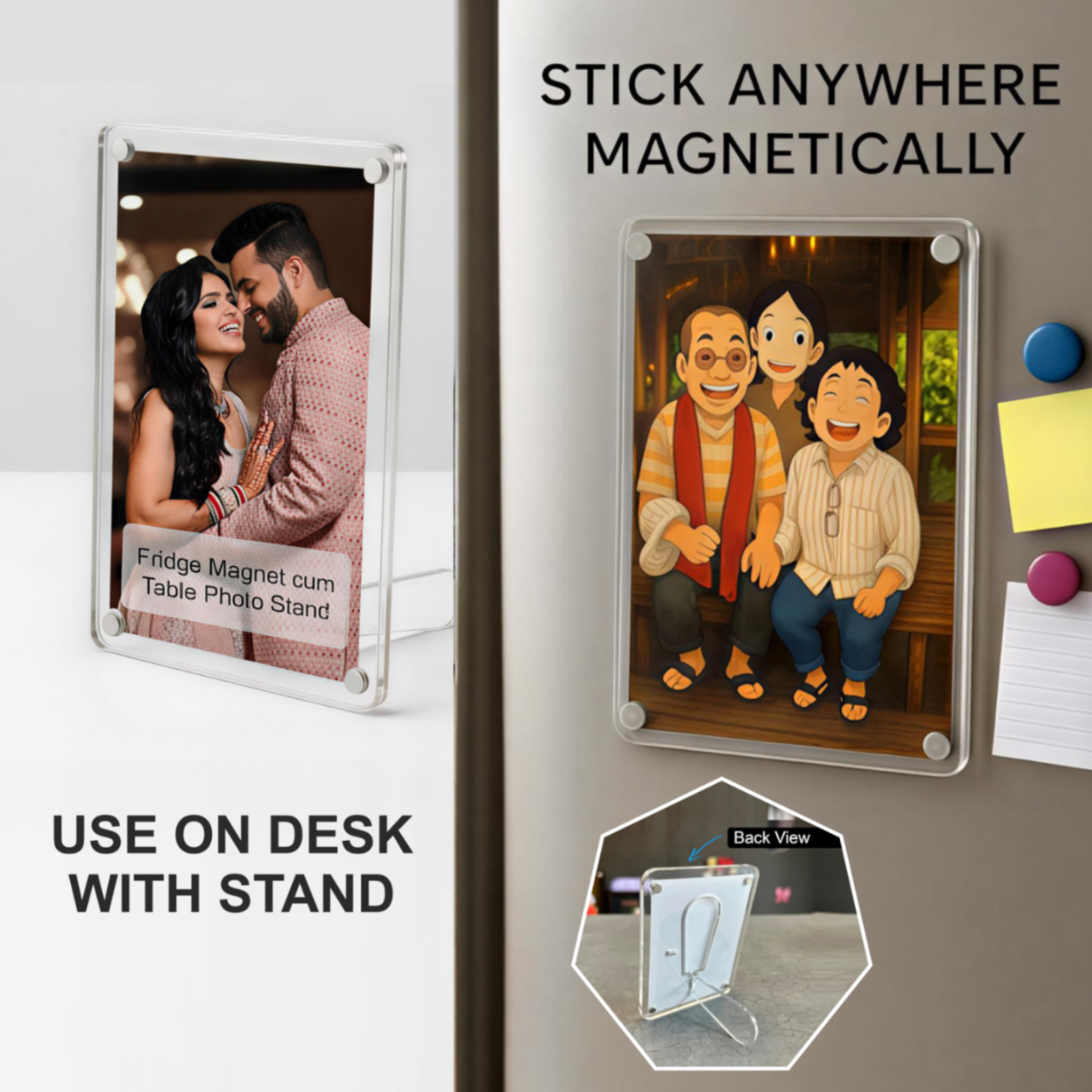 MG8 Polaroid Photo Fridge Magnets